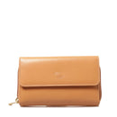 THE BRIDGE Story Linie 
Damenbrieftasche mit zwei Fächern aus Leder in Beige 
