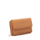 THE BRIDGE Story Linie 
Damenbrieftasche mit zwei Fächern aus Leder in Beige 