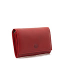 THE BRIDGE Story Line Damen Geldbörse mit Knopf aus rotem Leder