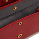 THE BRIDGE Story Line Damen Geldbörse mit Knopf aus rotem Leder