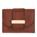 Portafoglio Donna Piccolo con Bottone THE BRIDGE linea Bice Marrone