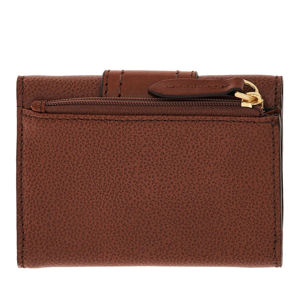 Portafoglio Donna Piccolo con Bottone THE BRIDGE linea Bice Marrone