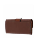 Damenbrieftasche mit Knopf THE BRIDGE Bice Brown-Linie