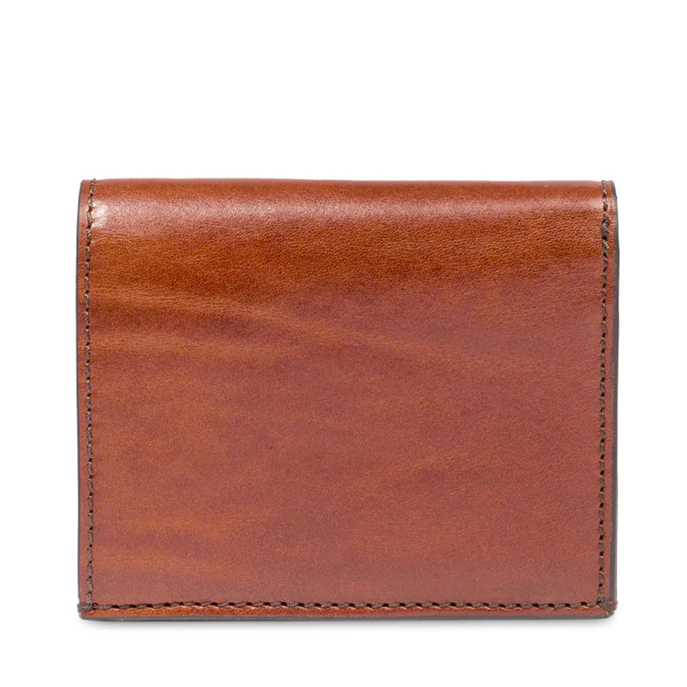 Portafoglio Piccolo con Bottone THE BRIDGE linea Lucrezia in Pelle Marrone