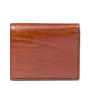 Portafoglio Piccolo con Bottone THE BRIDGE linea Lucrezia in Pelle Marrone