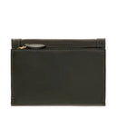 Damenbrieftasche mit Knopf THE BRIDGE Bettina-Linie aus tirolgrünem Leder
