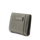 Portafoglio Donna Piccolo con Bottone THE BRIDGE linea Ines in Pelle Verde Tirolo