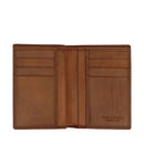 Portafoglio Verticale Portacarte THE BRIDGE In Pelle Marrone linea Story Made in Italy