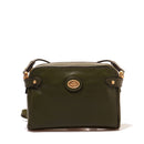 Damen Mini-Umhängetasche THE BRIDGE Story line aus thymiangrünem Leder