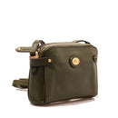 Damen Mini-Umhängetasche THE BRIDGE Story line aus thymiangrünem Leder