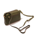 Damen Mini-Umhängetasche THE BRIDGE Story line aus thymiangrünem Leder