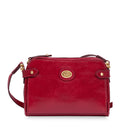 Borsa Donna Mini Bag a Tracolla THE BRIDGE in Pelle color Berry linea Story