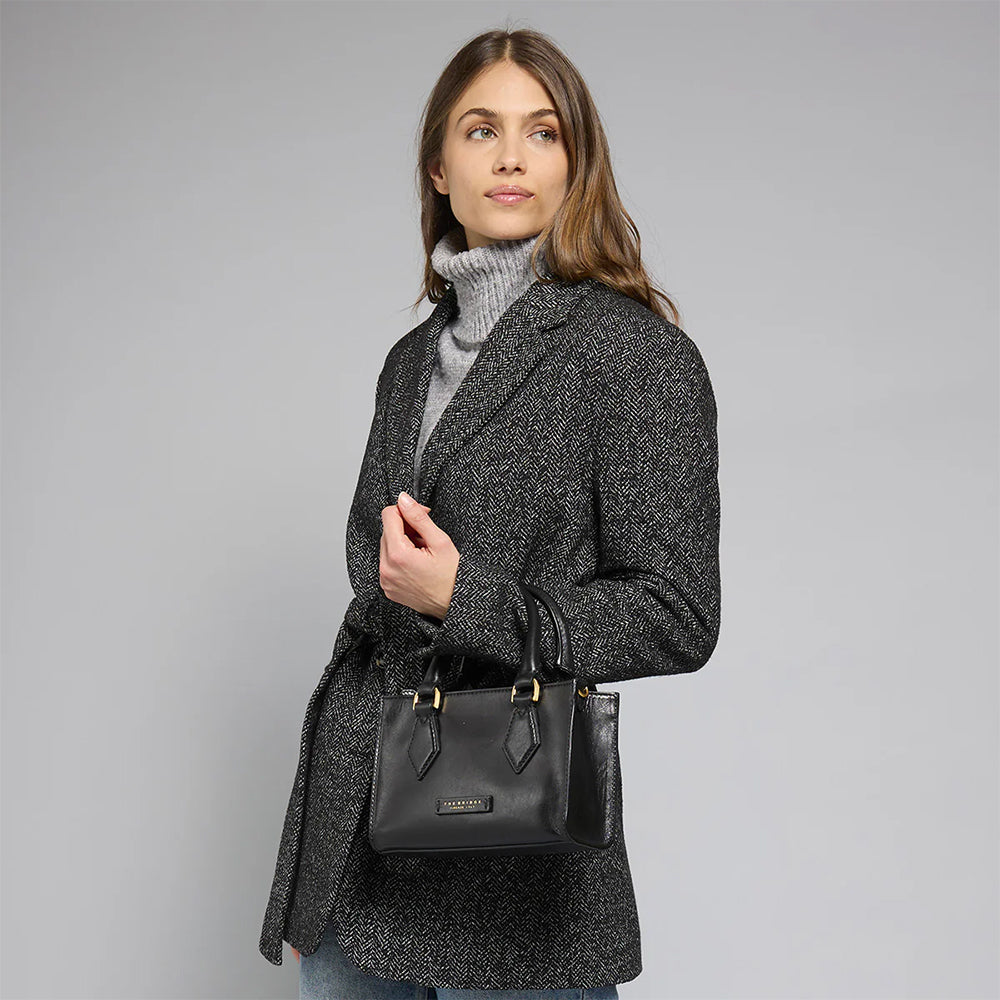 Borsa Donna a Mano THE BRIDGE linea Ida in Pelle Nera