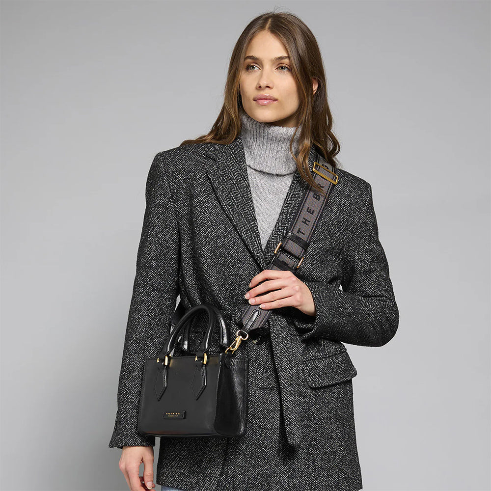 Borsa Donna a Mano THE BRIDGE linea Ida in Pelle Nera