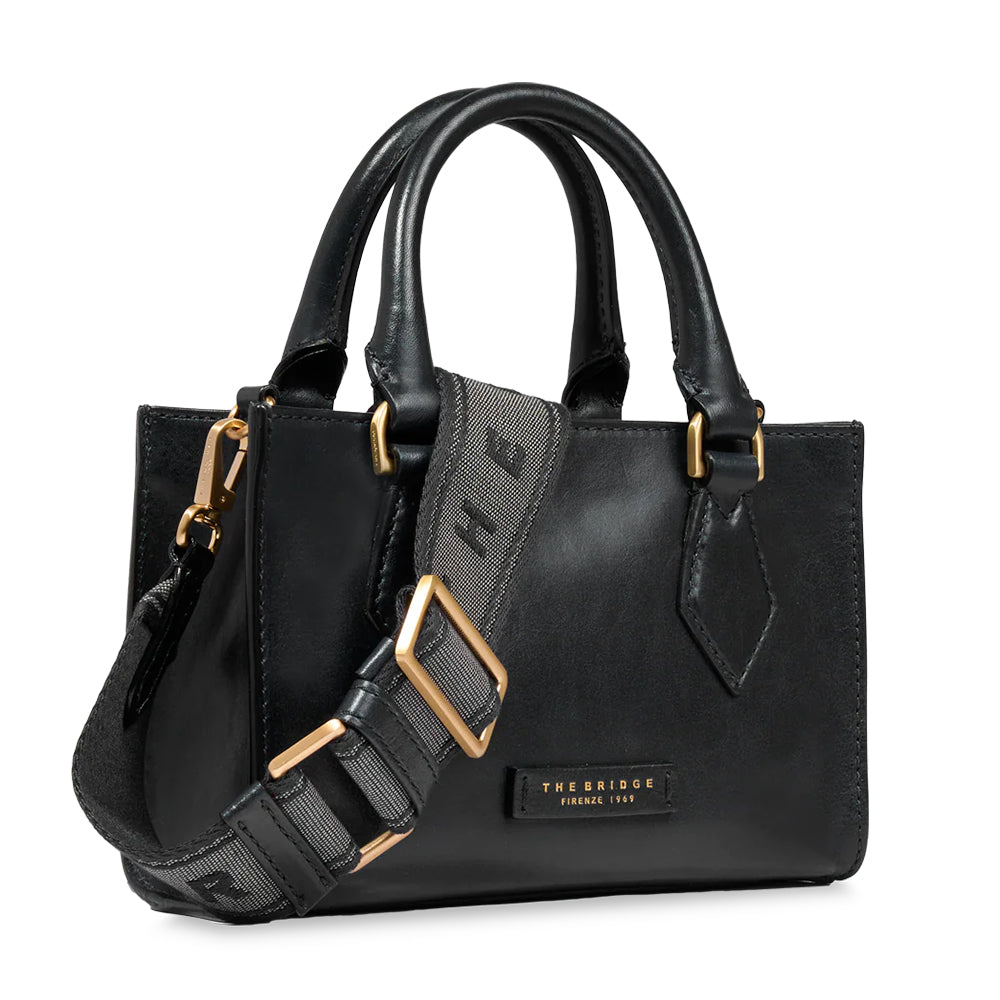 Borsa Donna a Mano THE BRIDGE linea Ida in Pelle Nera