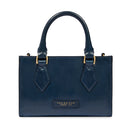 Borsa Donna a Mano THE BRIDGE linea Ida in Pelle Blu Oltremare