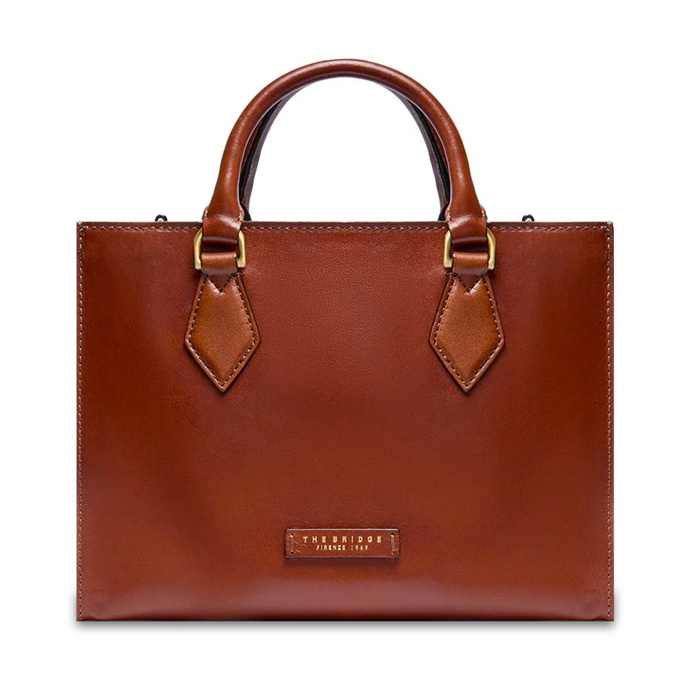 Borsa Donna a Mano Grande THE BRIDGE linea Ida in Pelle Marrone