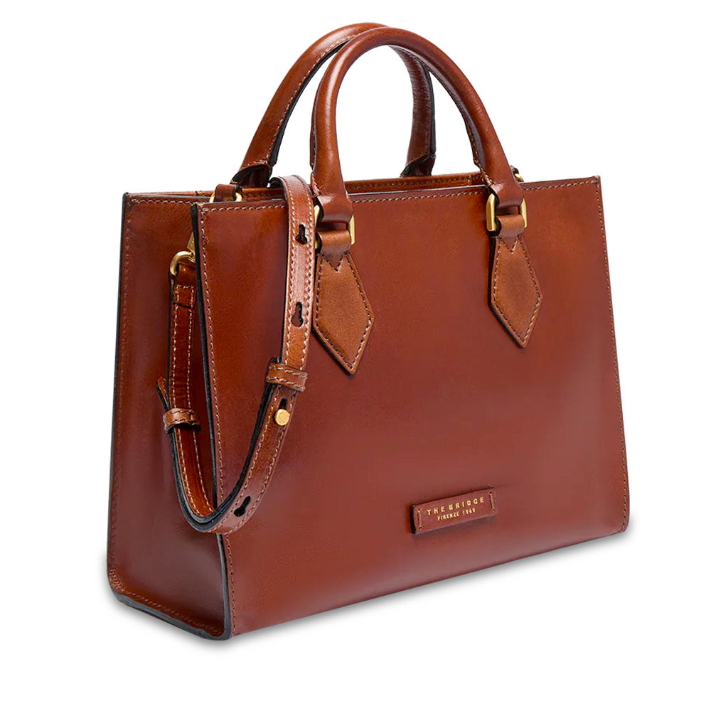 Borsa Donna a Mano Grande THE BRIDGE linea Ida in Pelle Marrone