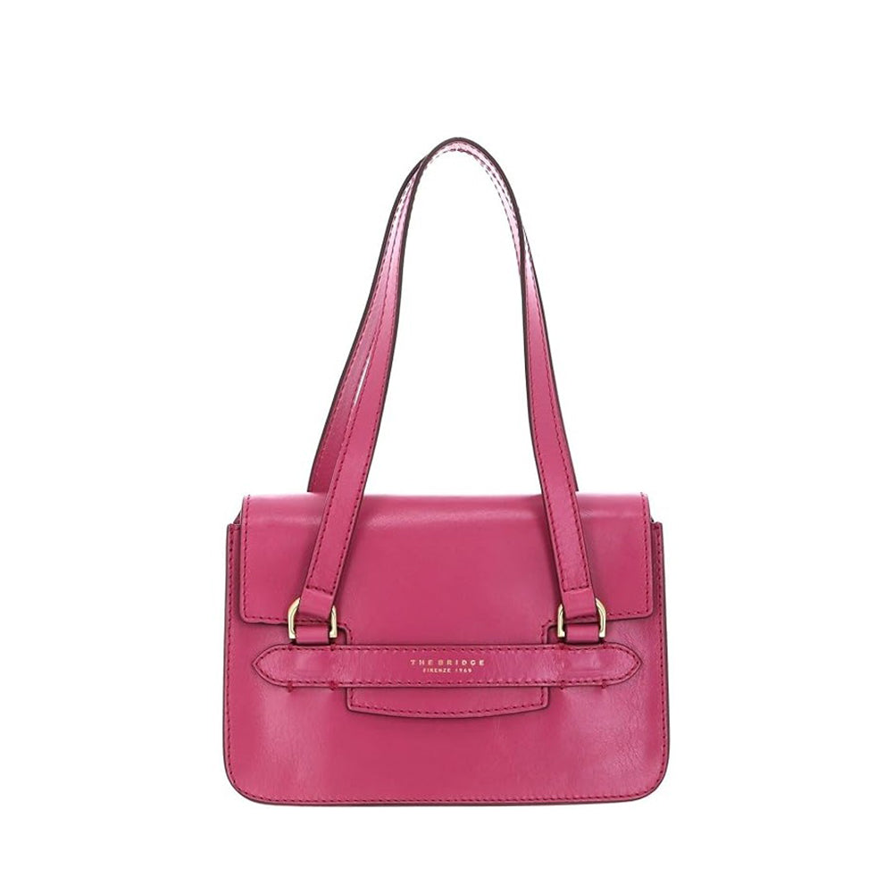 Borsa Donna a Spalla THE BRIDGE linea Lucrezia in Pelle color Lipstick