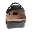 THE BRIDGE Damenrucksack Daphne-Linie aus schwarzem Leder