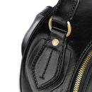 THE BRIDGE Damenrucksack Daphne-Linie aus schwarzem Leder