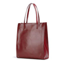 Shopping Bag Donna Verticale THE BRIDGE linea Mirra in Pelle Rosso Ribes