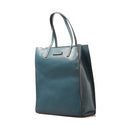 Borsa Donna Shopper Verticale THE BRIDGE linea Mirra in Pelle color Sky