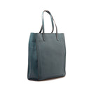 Borsa Donna Shopper Verticale THE BRIDGE linea Mirra in Pelle color Sky