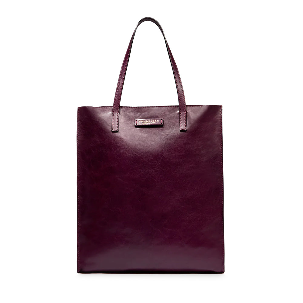 Borsa Donna Shopper Verticale THE BRIDGE linea Mirra in Pelle Viola