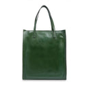 Borsa Donna Shopper Verticale THE BRIDGE linea Mirra in Pelle Verde Inglese