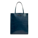 Shopping Bag Donna Verticale THE BRIDGE linea Mirra in Pelle Blu Oltremare