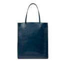 Shopping Bag Donna Verticale THE BRIDGE linea Mirra in Pelle Blu Oltremare