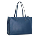 Borsa Donna Shopper THE BRIDGE Linea Mirra in Pelle Blu Jeans