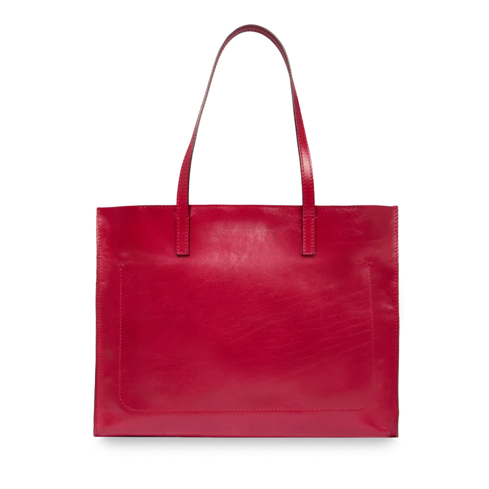 Borsa Donna Shopper THE BRIDGE Linea Mirra in Pelle color Berry