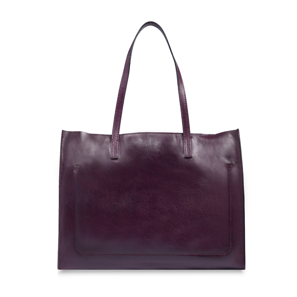 Borsa Donna Shopper THE BRIDGE Linea Mirra in Pelle Viola