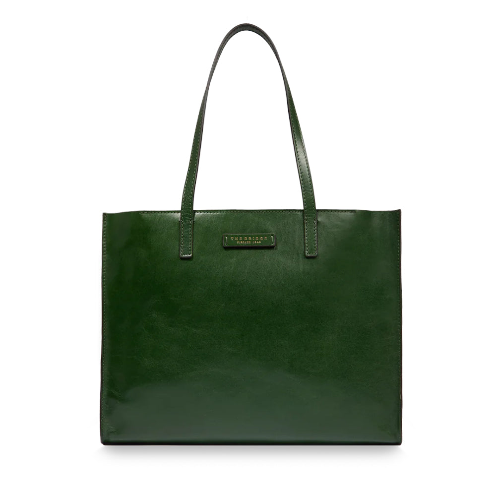 Borsa shopper pelle MARRONE/ORO | The Bridge Borsa shopper pelle MARRONE/ORO | The Bridge