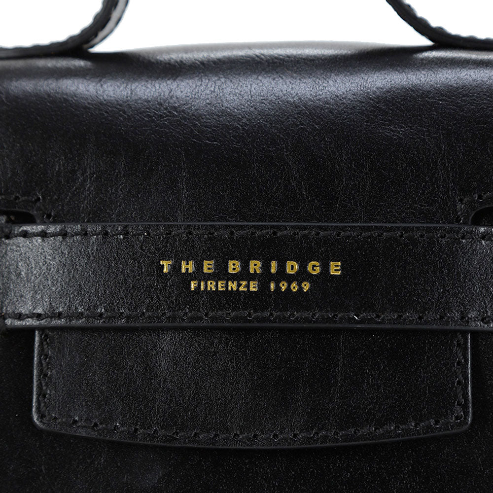Borsa Donna a Mano con Tracolla THE BRIDGE linea Lucrezia in Pelle Nera
