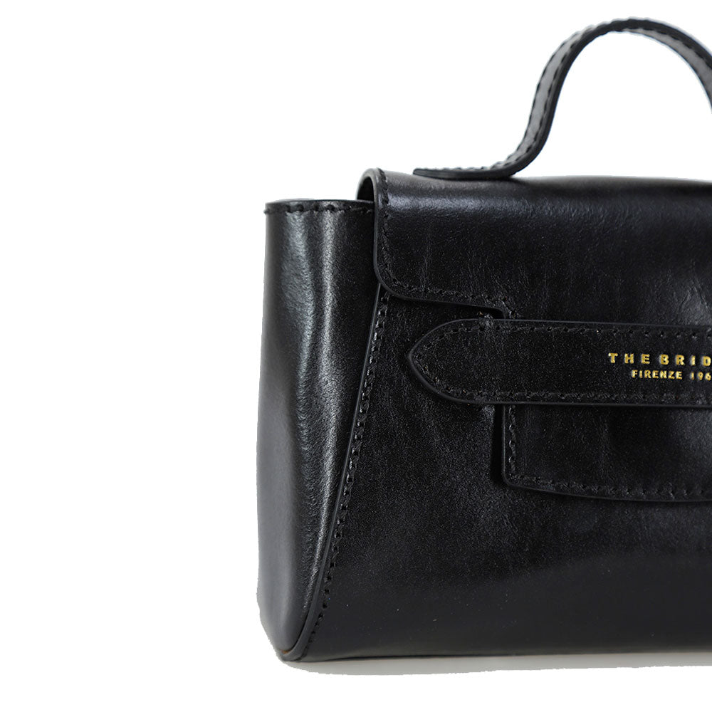 Borsa Donna a Mano con Tracolla THE BRIDGE linea Lucrezia in Pelle Nera