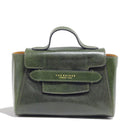 Borsa Donna a Mano con Tracolla THE BRIDGE linea Lucrezia in Pelle Verde Tirolo