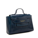 Borsa Donna a Mano con Tracolla THE BRIDGE linea Lucrezia in Pelle Blu Oltremare
