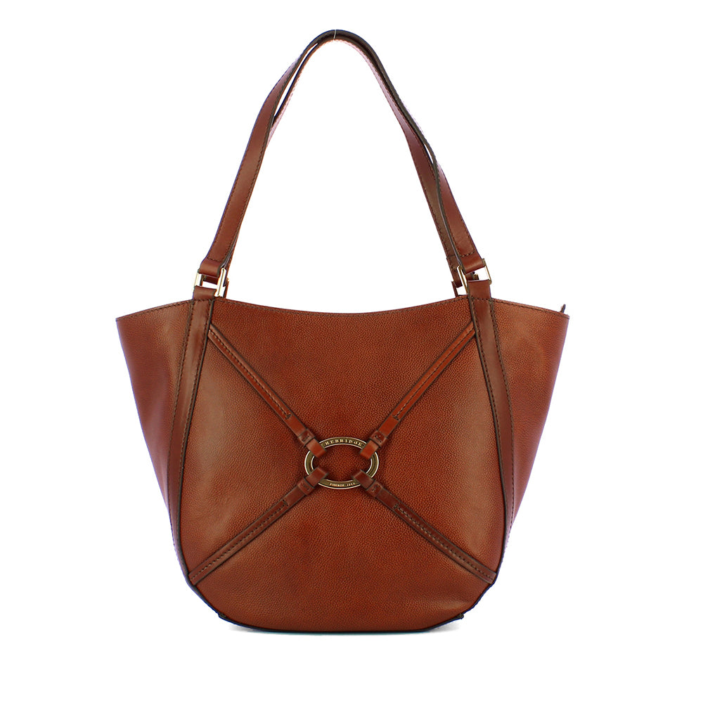 Shopping Bag Donna THE BRIDGE linea Amelia in Pelle Marrone