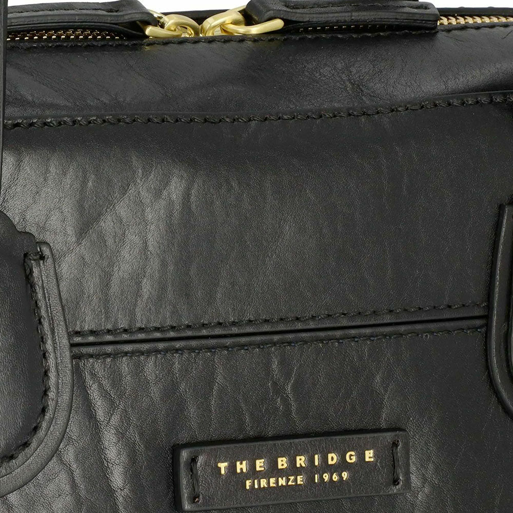 Cartella Donna THE BRIDGE linea Elettra in Pelle Nera