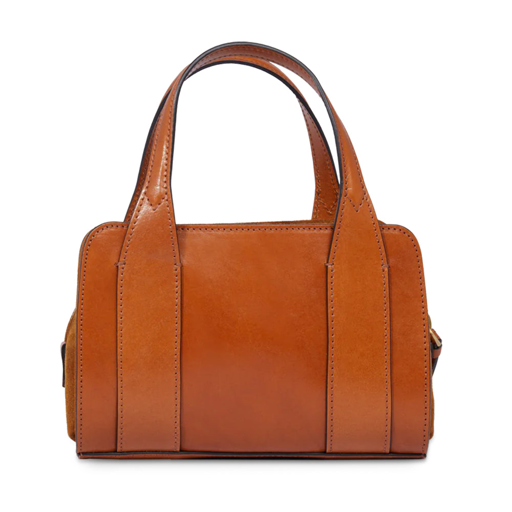 THE BRIDGE Damenhandtasche Elena-Linie aus cognacfarbenem Leder