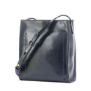 Borsa Donna a Tracolla THE BRIDGE linea Mirra in Pelle Blu Oltremare