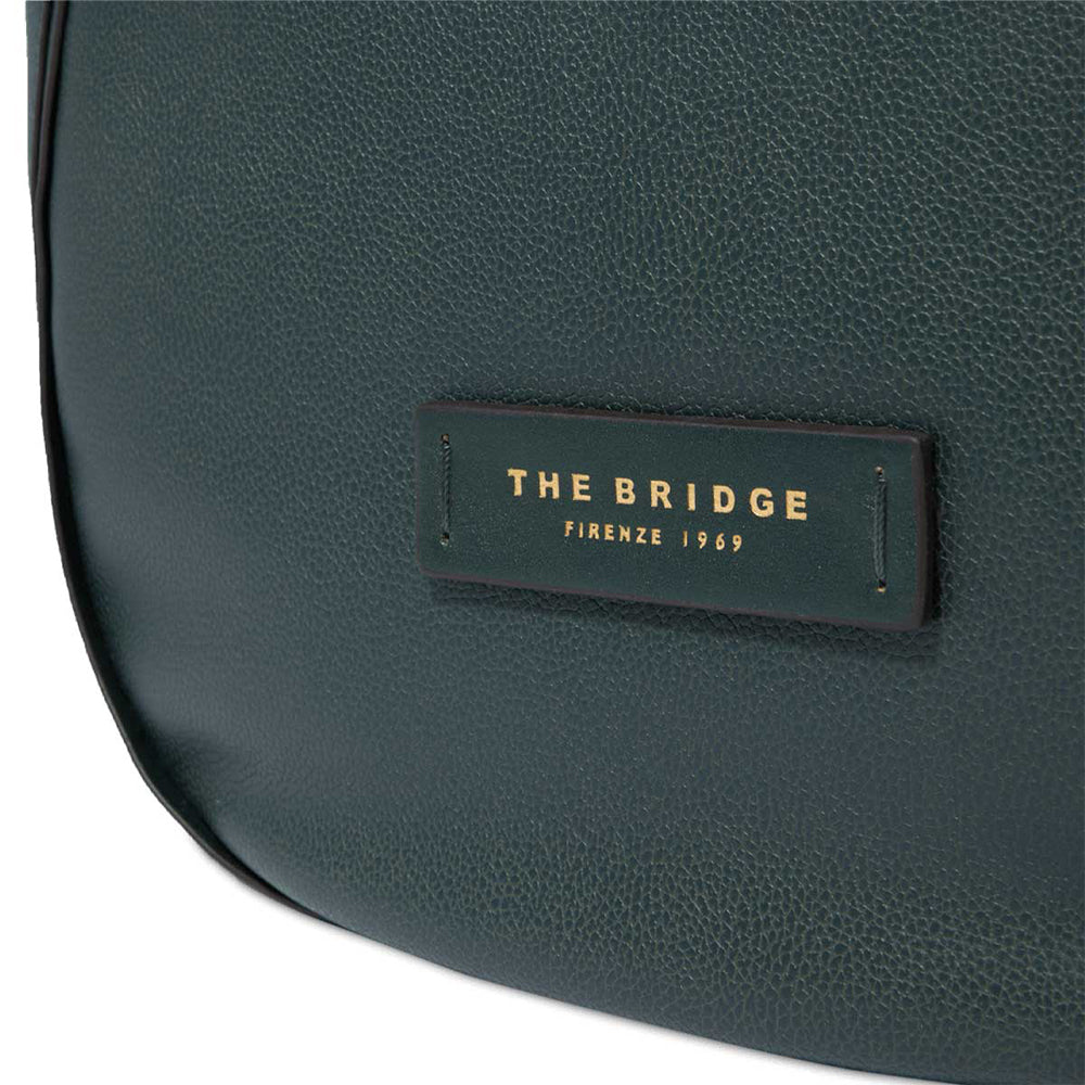 Shopping Bag Donna THE BRIDGE linea Domitilla in Pelle Verde