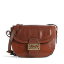 THE BRIDGE Mittelgroße Damen-Umhängetasche aus braunem Leder der Lavinia-Linie