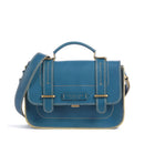 Borsa Donna a Mano THE BRIDGE linea Ester in Pelle Blu Jeans