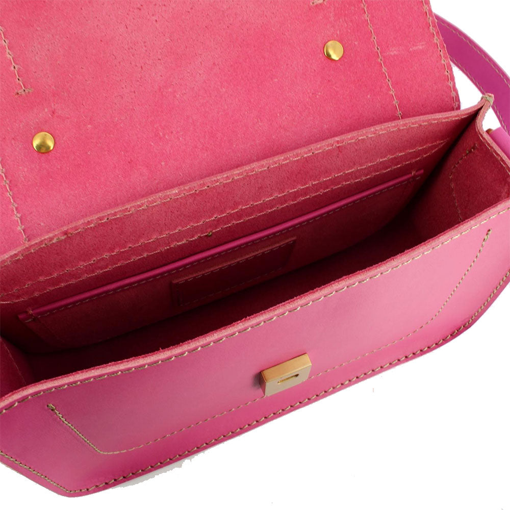 Borsa Donna a Mano THE BRIDGE linea Ester in Pelle Rosa Lipstick