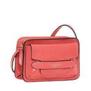 Damen Schultertasche Kameratasche THE BRIDGE Lucrezia Line aus lachsfarbenem Leder