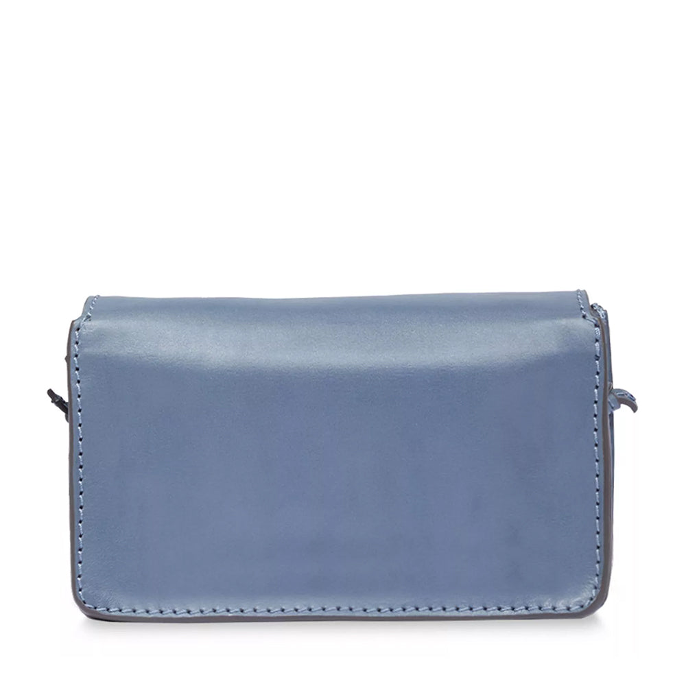 Mini Bag a Tracolla THE BRIDGE linea Lucrezia in Pelle color Sky